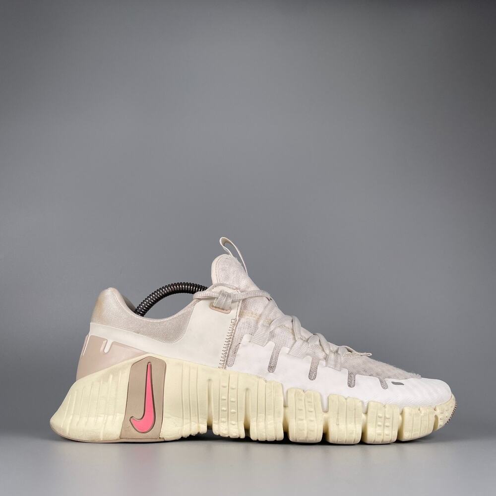 Nike Free Metcon 5 Sail Sand White Women's 11 Gym Training Shoe Athletic Sneaker - Picture 6 of 9